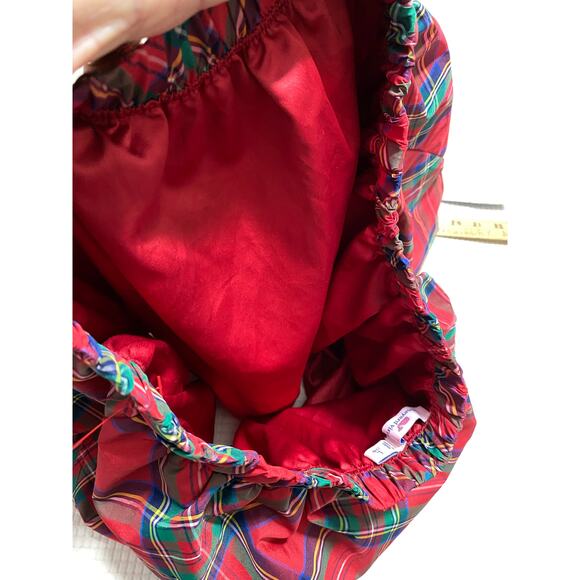 Girls Vineyard Vines Jolly Plaid Party Skirt Lighthouse Red sz Large -14- $65 - Picture 7 of 8